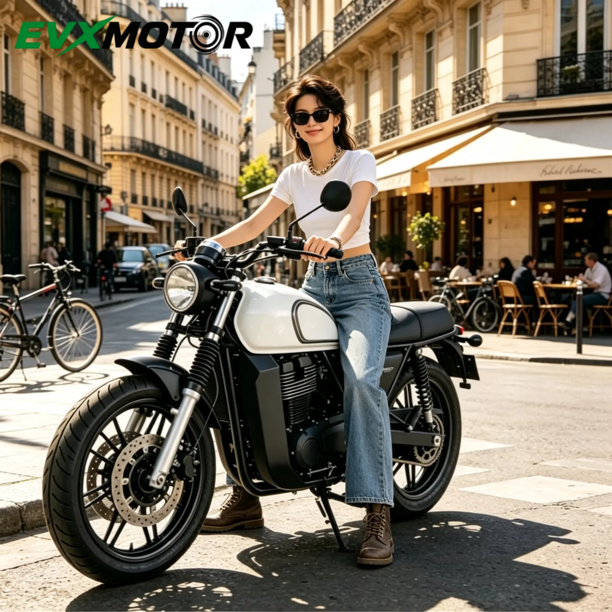 EVX-154 - Heavy-duty 3000W electric motorcycle EVX-154 XF: 8... View 3